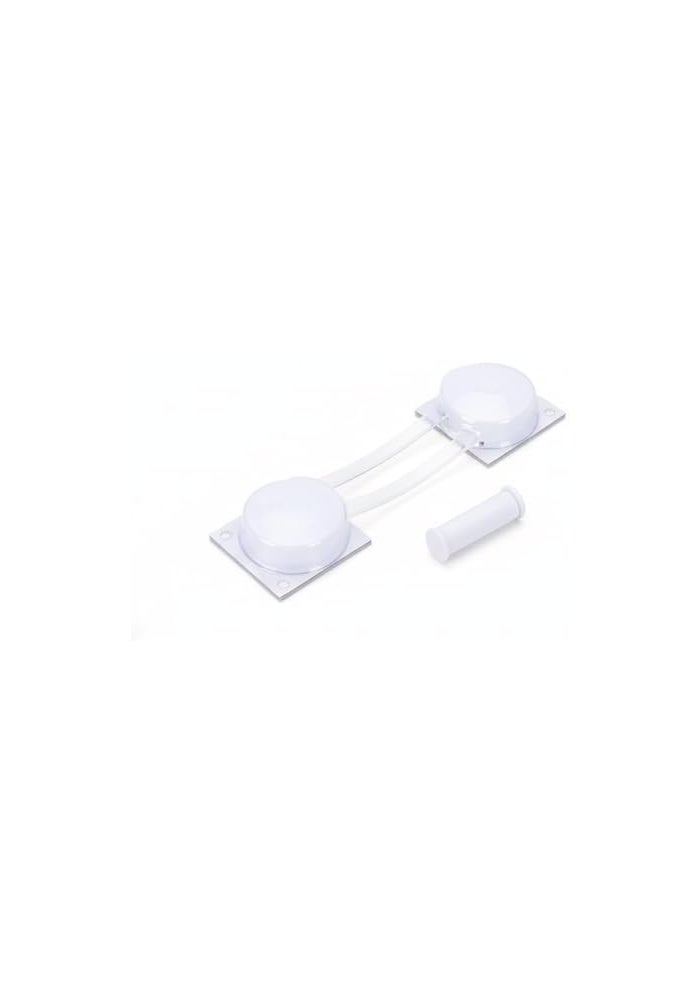 Daiso Door Safety Lock – 2 Pcs | Childproof Safety Lock for Doors, Cabinets & Drawers - Image 2